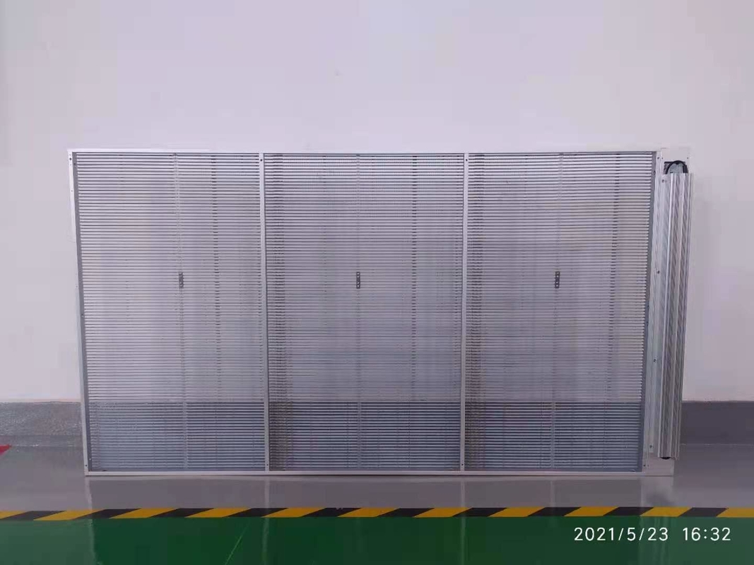 الإضاءة الجانبية P3.91-7.8 شاشة LED شفافة ذات سطوع عالٍ انظر من خلال LED لمدخل زجاجي