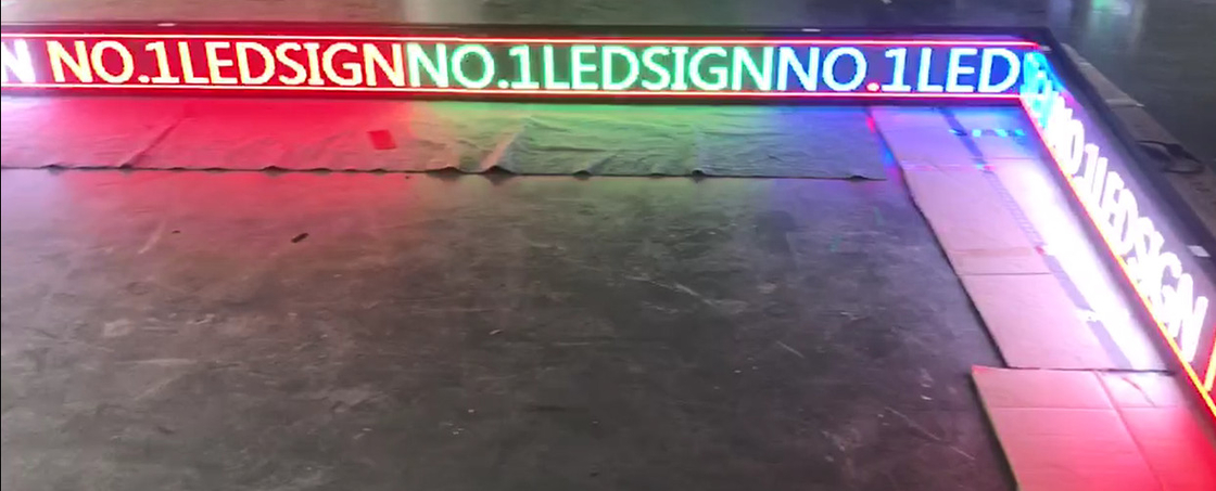 P3 داخلي RGB LED نافذة عرض علامات شبه خارجية لمتجر الديكور